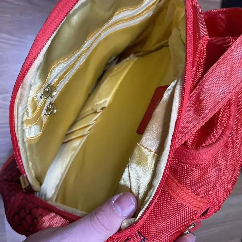 Sprayground Rython Backpack Red October Scale Pattern Bag - Picture 6 of 6